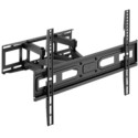 Wall Mount KIVI MOTION-466 Black 37" - 80" Full Motion, max.40kg, VESA mm: up to 600x400mm