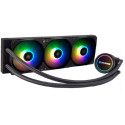 XILENCE Liquid Cooler (XC987) LiQuRizer 360 PRO ARGB Performance A+ Socket LGA Intel: 1700/2066 /2011/1151/115x/1200 & AMD: AM4/ AM5, up to 350W, 3x A-RGB PWM FDB 120 fans:120x120x25mm, PWM fans: 500-1800rpm, 18.0-32.2 dBA, 77.43CFM, pump: 2100, 25dBA, 