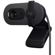 Camera Logitech BRIO 100, 1080p/30fps, FoV 58°, 2MP, Fixed Focus, Shutter, 1.5m, Graphite