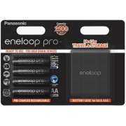 AA  Eneloop PRO 2500mAh, Blister*4, Panasonic with Batterybox BK-3HCDEC4CP