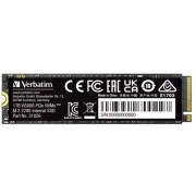 M.2 NVMe SSD 1.0TB Verbatim Vi5000, Interface: PCIe4.0 x4 / NVMe 1.4, M2 Type 2280 form factor, Sequential Read 5000 MB/s, Sequential Write 4500 MB/s, Random Read 645K IOPS, Random Write 725K IOPS, TBW: 500TB, 3D NAND TLC