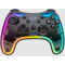 Wireless Gamepad SVEN GC-5050, 4 axes, D-Pad, 2 mini joysticks, 14 buttons, Smartphone holder, Vibration feedback, RGB, 800mAh, Bluetooth, Transparent