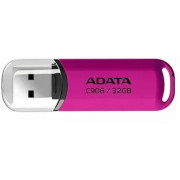 32GB USB2.0 Flash Drive ADATA C906, Rose, Plastic, Classic Cap (AC906-32G-RPP)