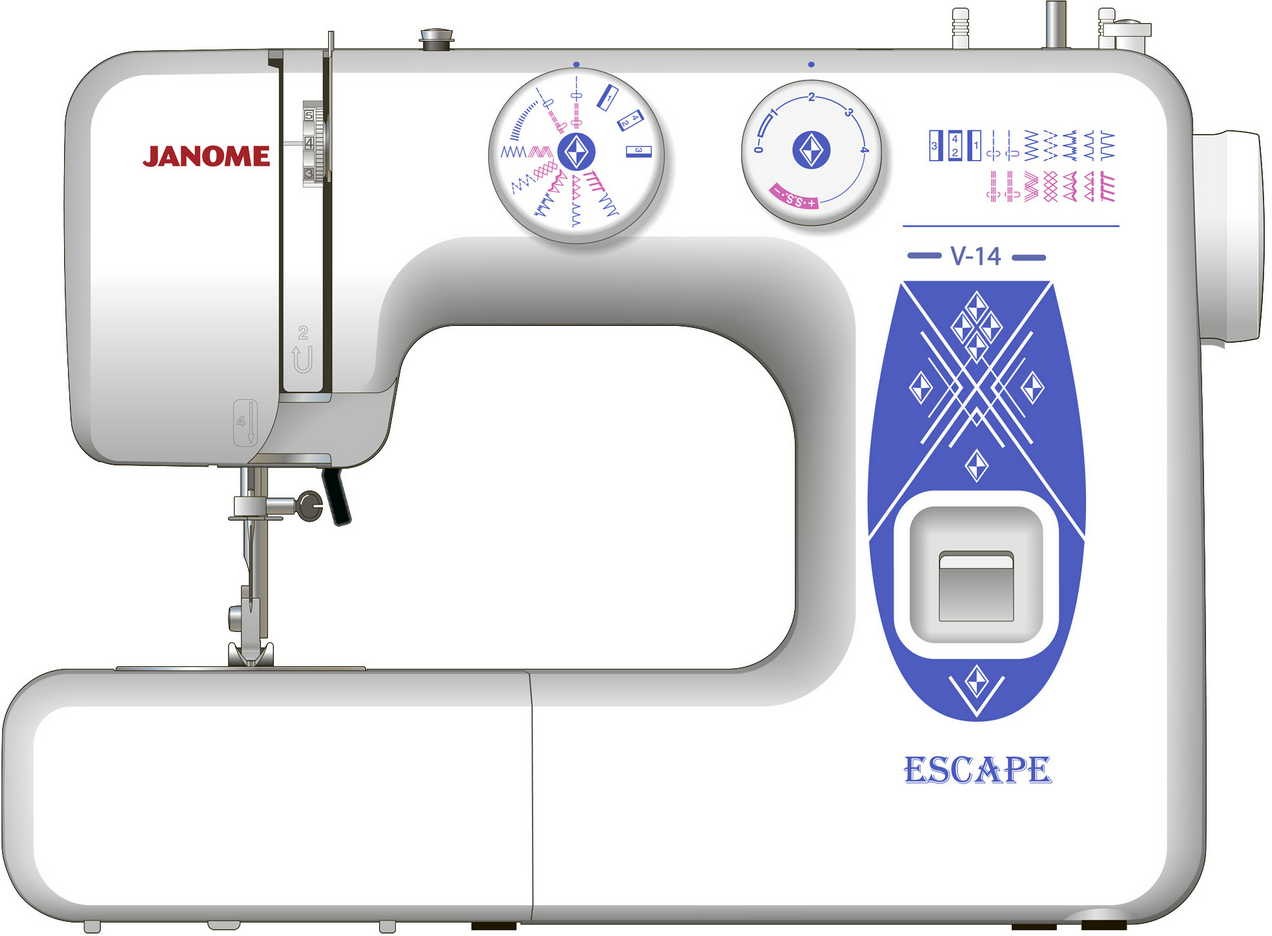 Швейная машинка JANOME V-14 Escape - купить в Кишиневе и Молдове |  dostavka.md