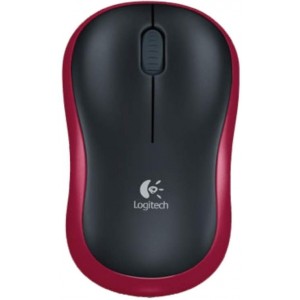 Mouse Logitech M185 USB Red
