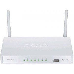D-Link DIR-640L/RU/A2A Broadband Cloud Wireless N300 VPN Router, 4x 10/100 LAN ports, 1x 10/100 WAN port, 300Mbps, 802.11b/g/n, RS-232 COM, USB 2.0