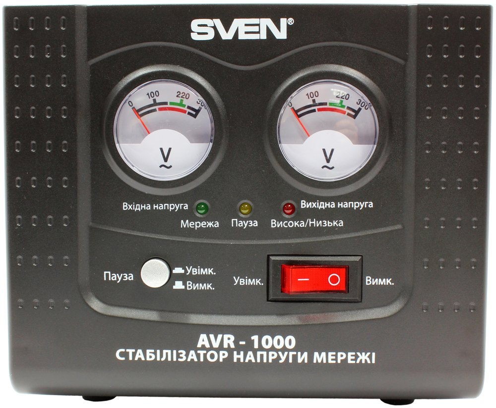 Стабилизатор напряжения SVEN AVR-1000 - купить в Кишиневе и Молдове |  dostavka.md