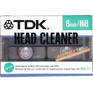 TDK 8CL-11 8mm/Hi8 Head Cleaner