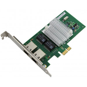 PCI-e Intel Server Adapter I350-T2,  Dual Copper Port 1Gbps