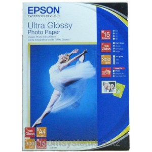 A4 EPSON Ultra Glossy Photo Paper A4 (300 g/m2) 15 sheets C13S041927