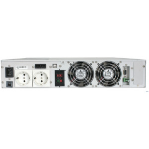 UPS PowerCom VGD-1000RM On-Line,LCD,LAN protection, SNMP Slot, 2 sockets, External Battery Connecto