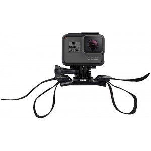 GoPro Vented Helmet Strap Mount - Attach your GoPro to a vented bike, ski, kayak or other helmet., compatible with all GoPro cameras.