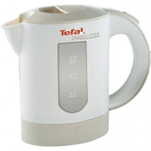 Электрочайник Tefal Travel KO120130, white -beige