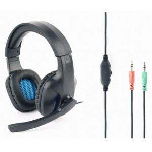 Игровые наушники GEMBIRD GHS-04, Black/Blue