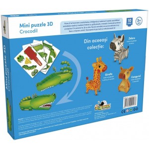 NORIEL Mini Puzzle 3D Crocodil