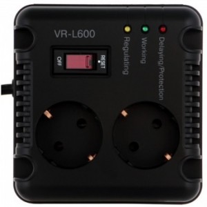   SVEN Automatic Voltage Regulator VR-L600, 600VA/200W, Input 184~285V, Output 230V  -14/+10%, 2 socket (stabilizator de tensiune/стабилизатор напряжения)