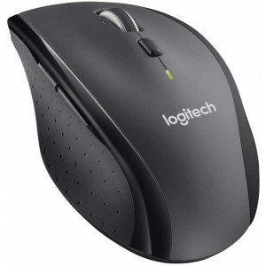 Logitech Wireless Mouse M705, Laser Mouse for Notebooks, Hyper-fast scrolling, Nano receiver, Dark-Grey/Silver, Retail