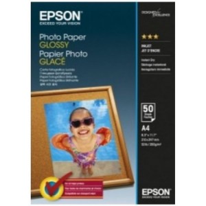 A4 EPSON Photo Paper Glossy, 50 Sheets, C13S042539 