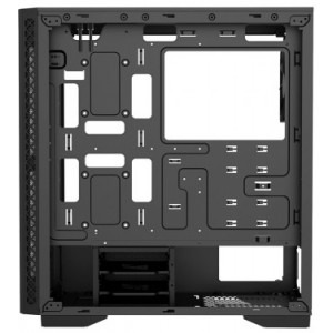 Case ATX Deepcool MATREXX 50 ADD-RGB 4F, w/o PSU, 4x120mm, RGB, Tempered Glass, USB3.0, Black