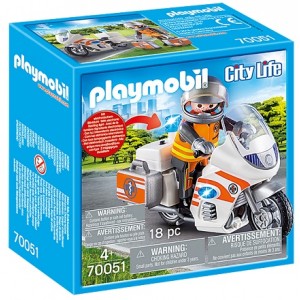 Playmobil Emergency Motorbike PM70051