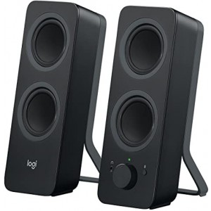 Logitech Z207 Bluetooth Speakers 2.0 ( RMS 5W, 2x2.5W), Stereo headphone jack, Black