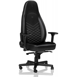 "Gaming Chair Noble Icon NBL-ICN-PU-BPW Black/White, User max loadt up to 150kg / height 165-190cm
--
https://www.noblechairs.com/icon-series/gaming-chair-pu-leather

Specifications:
Practical tilting function (max. 11°)
4D Armrests with maximum adj