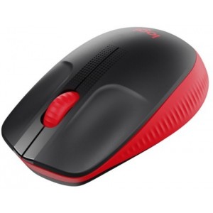 "Wireless Mouse Logitech M190 Full-size, Optical, 1000 dpi, 3 buttons, Ambidextrous, Red
. "