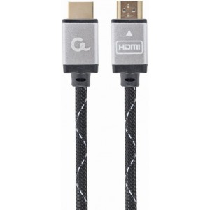 Cable HDMI  CCB-HDMIL-5M, 5m, male-male, Select Plus Series, High speed HDMI cable with Ethernet, Supports 4K UHD resolutions at 60 Hz, Durable nylon braiding and premium style connectors