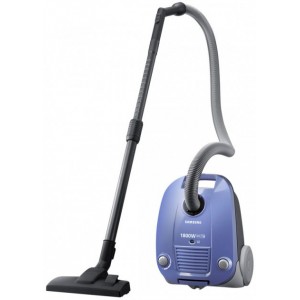 Vacuum cleaner Samsung VCC4180V39/SBW, 1800W Power output, 3l  bag capacity, microfilter, 1 Crevice tool and Dust brush, telescopic tube