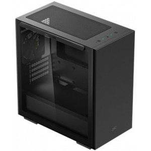 Case mATX Deepcool MACUBE 110, w/o PSU, 1x120mm,Tempered Glass,Magnetic Side Panels, 2xUSB3.0, Black