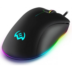 SVEN RX-G830 RGB Gaming, Optical Mouse, 500-6400 dpi, 5+1 buttons (scroll wheel),  DPI switching modes, USB