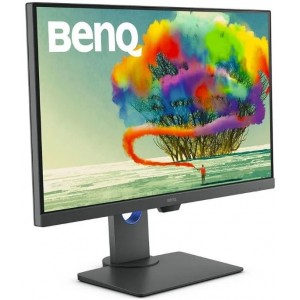 27" BenQ PD2705Q, Black (IPS 2560x1440, 5ms, 300cd, HDMI+DP+USB-C, DP-Out,KVM-switch, HAS/Pivot)