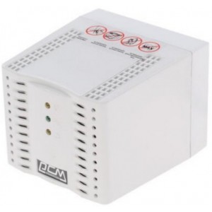 Stabilizer Voltage PowerCom TCA-3000, 3000VA/1500W, White, 4 Shuko socket