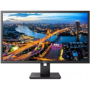 32" PHILIPS 325B1L Black (IPS 2560x1440, 4ms, 250cd, LED50M:1, DP+HDMI, USB-Hub, Speaker, Pivot) 