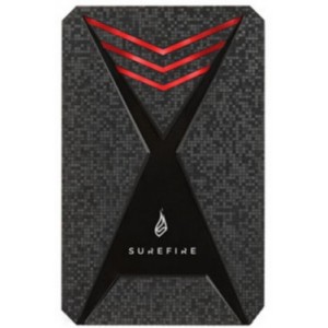 2.5" External SSD 1.0TB  Surefire GX3 Gaming SSD (by Verbatim), USB 3.2 Gen 1, Black/Red, Includes USB-C Adapter, Ultra-small and lightweight SSD, Stylish black design with a 3D surface, Nero Backup Software