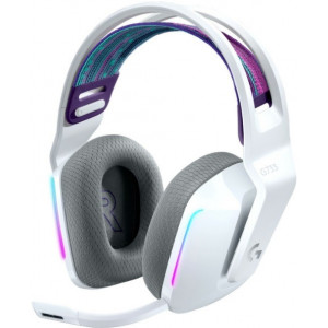 Wireless Gaming Headset Logitech G733, 40mm drivers,20-20kHz,39 Ohm,87.5dB, RGB,2.4 Ghz/3.5mm, Lilac