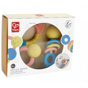 HAPE-RATTLE&TEETHER COLLECTION E0027A