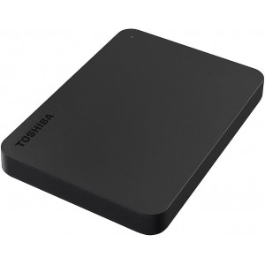 2.5" 2TB External HDD Toshiba Canvio Basics HDTB420EK3AA, Black, USB 3.2 Gen1 (USB 2.0 compatible) (hard disk extern HDD/внешний жесткий диск HDD)