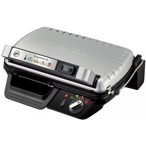 Grill Tefal GC461B34, 2400W power output,22х40 cm plate, 3 positions, inox 