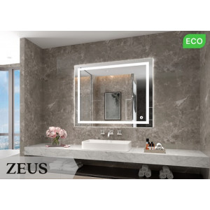 Oglinda  ZEUS  alb neutru (4000K) buton Touch 1200x700