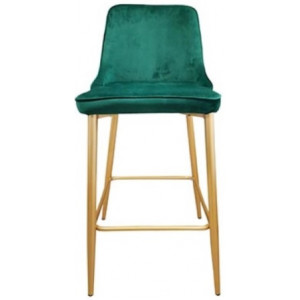 Scaun de Bar Clasic~Green&Golden legs