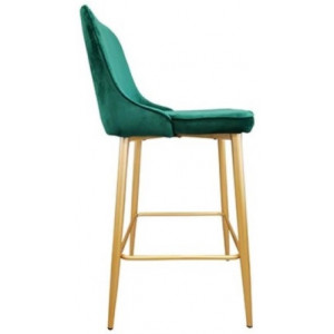 Scaun de Bar Clasic~Green&Golden legs