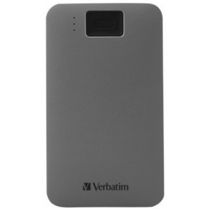 2.5" External HDD 2.0TB (USB3.2/USB-C)  Verbatim Executive Fingerprint Secure, Grey, Aluminium, Sleek, Nero Backup Software, Green Button Energy Saving Software