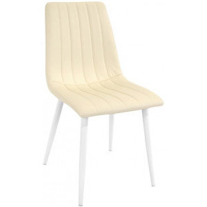 Scaun DC-90P, Beige+White Legs