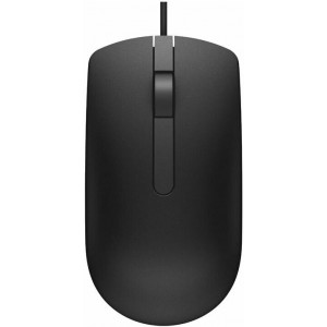 Mouse Dell MS116, Optical, 1000dpi, 3 buttons, Ambidextrous, Black, USB (Retail Box)