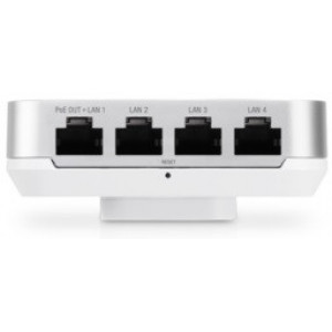 Ubiquiti UniFi AP In-Wall HD (UAP-IW-HD), In-Wall 802.11ac Wave 2 Wi-Fi Access Point, 5xGbE RJ45 ports, 5 GHz (4x4 MU-MIMO) band 1.733 Gbps, 2.4 GHz (2x2 MIMO) band 300 Mbps, 200+ concurrent client capacity, 802.3af PoE, 802.3at PoE+