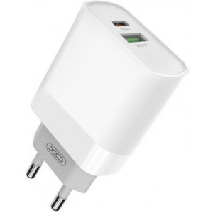 Wall Charger XO + Lightning Cable, Q.C3.0+PD 18W, L64, white