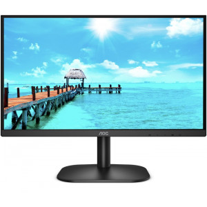 23.8" AOC IPS LED 24B2XD Black Borderless (4ms, 20M:1, 250cd, 1920x1080, 178°/178°, VGA, DVI, Audio Line-out, VESA)