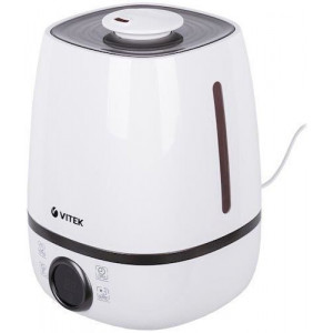 Humidifier VITEK VT-2332, Recommended room size 25m2, water tank 4l, 300 ml/h.  timer. display. white