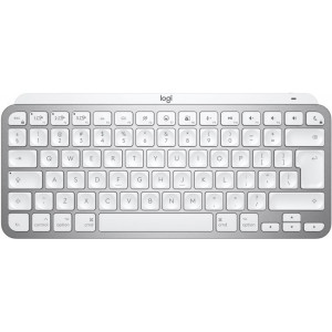 Wireless Keyboard Logitech MX Keys Mini, Premium typing, Metal plate, Backlight, BT/2.4Gh, Pale Grey